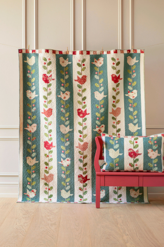 Tilda Patchwork Stoff Baumwolle - Merry Little Christmas - Eve Petrol