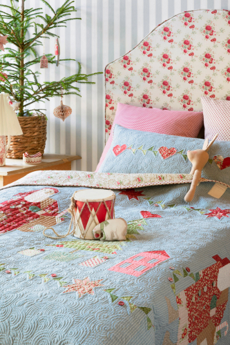 Tilda Patchwork Stoff Baumwolle - Merry Little Christmas - Winterfriends Duckegg - Nachlieferung