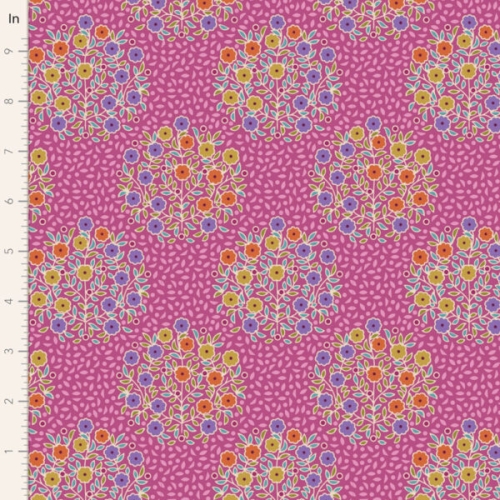 Tilda Patchwork Stoff Baumwolle - Pie in the Sky - Confetti-Cerise