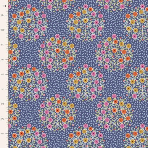 Tilda Patchwork Stoff Baumwolle - Pie in the Sky - Confetti-Blue