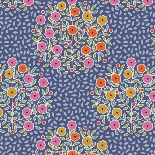 Tilda Patchwork Stoff Baumwolle - Pie in the Sky - Confetti-Blue
