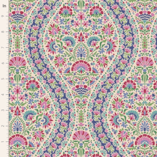 Tilda Patchwork Stoff Baumwolle - Pie in the Sky - Whimsybird-Blue