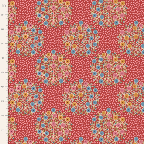 Tilda Patchwork Stoff Baumwolle - Pie in the Sky - Confetti-Red