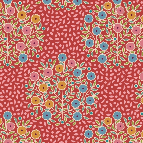 Tilda Patchwork Stoff Baumwolle - Pie in the Sky - Confetti-Red
