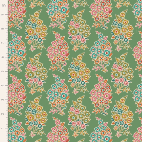 Tilda Patchwork Stoff Baumwolle - Pie in the Sky -WillyNilly-Green