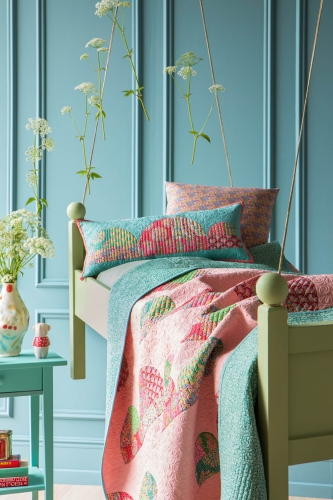 Tilda Patchwork Stoff Baumwolle - Pie in the Sky - Tasselflower-Red