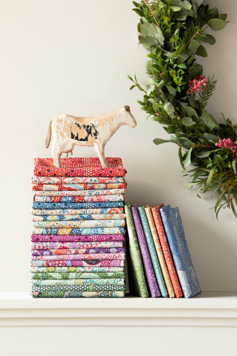 Tilda Patchwork Stoff Baumwolle - Hometown - My Neighborhood Lilac
