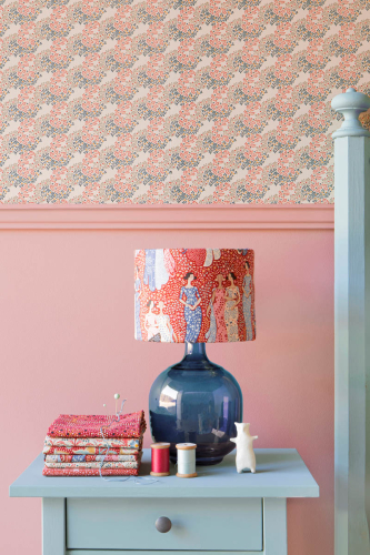 Tilda Patchwork Stoff Baumwolle - Hometown - Berrytangle Rust