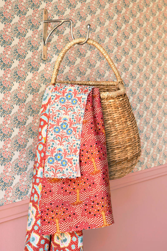 Tilda Patchwork Stoff Baumwolle - Hometown - Applegarden Rust