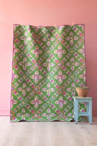 Tilda Patchwork Stoff Baumwolle - Hometown - Friendly Gathering Fern