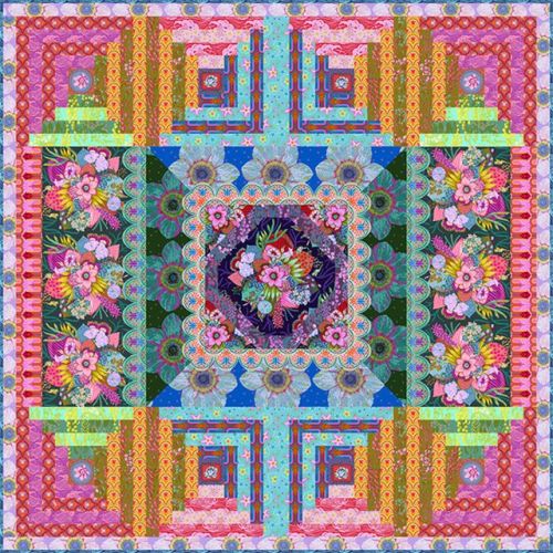 Patchwork Stoffe Zum Quilten Moonlit Menagerie Quilt Kit Tula Pink