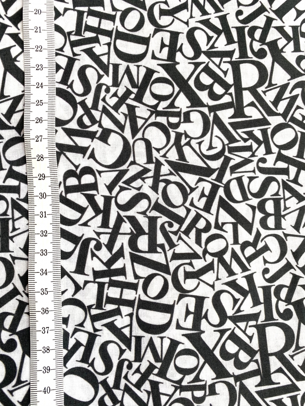 Baumwolle– Buchstaben - Premium Collection