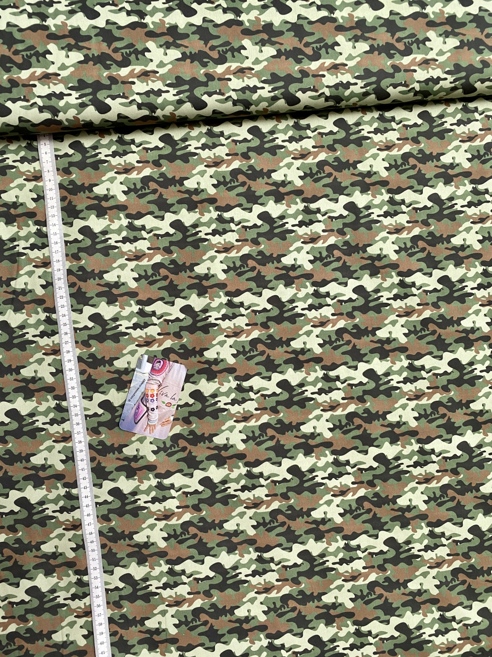 Baumwolle - Camouflage MINI - Grün