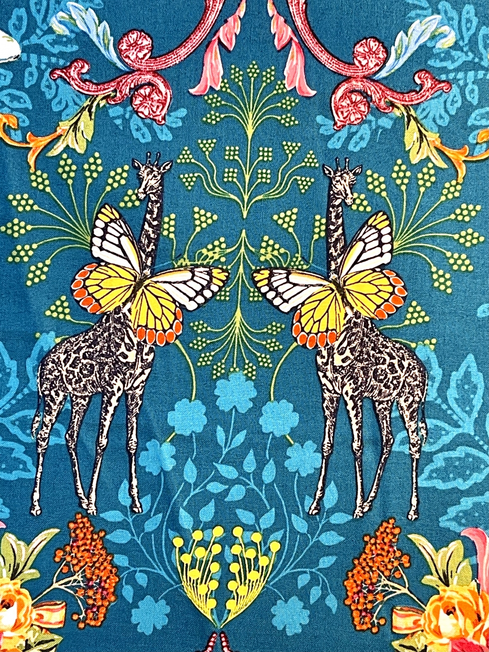 Baumwolle Patchwork - Odile Bailloeul - Royal Expedition - Teal