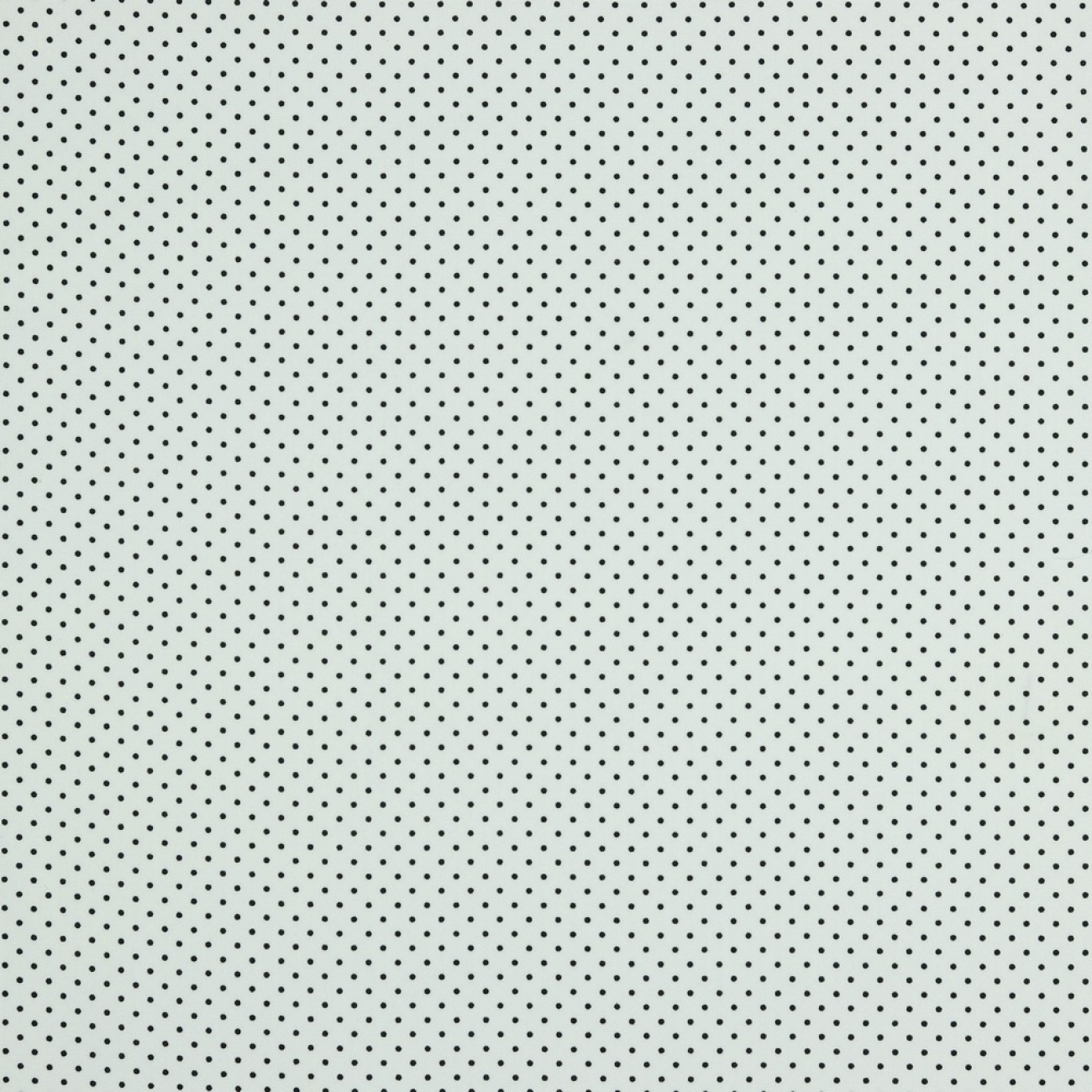 Baumwolle Popeline - Mini Punkte - Weiß/Schwarz