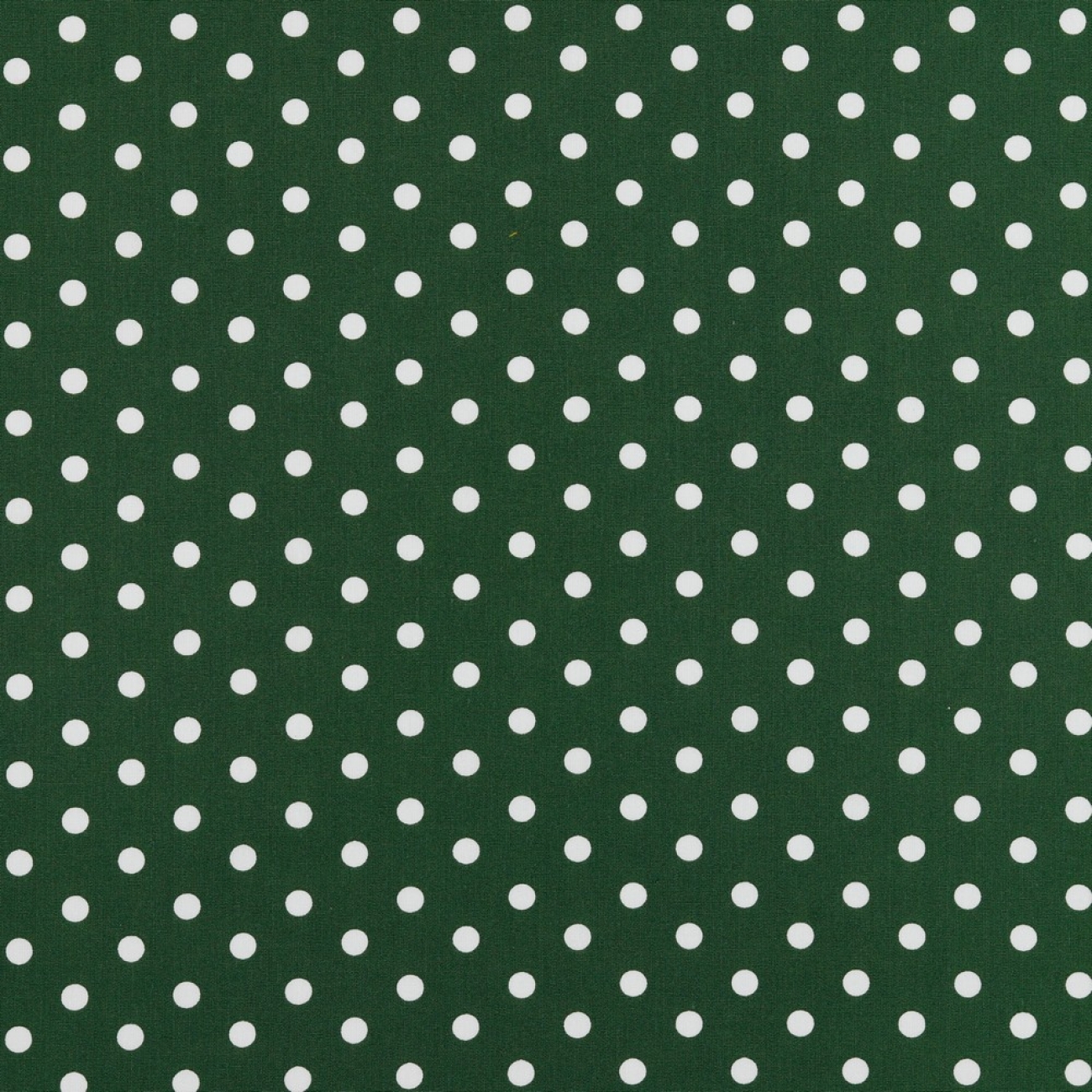 Baumwolle Popeline - Big Dots - Dunkelgrün