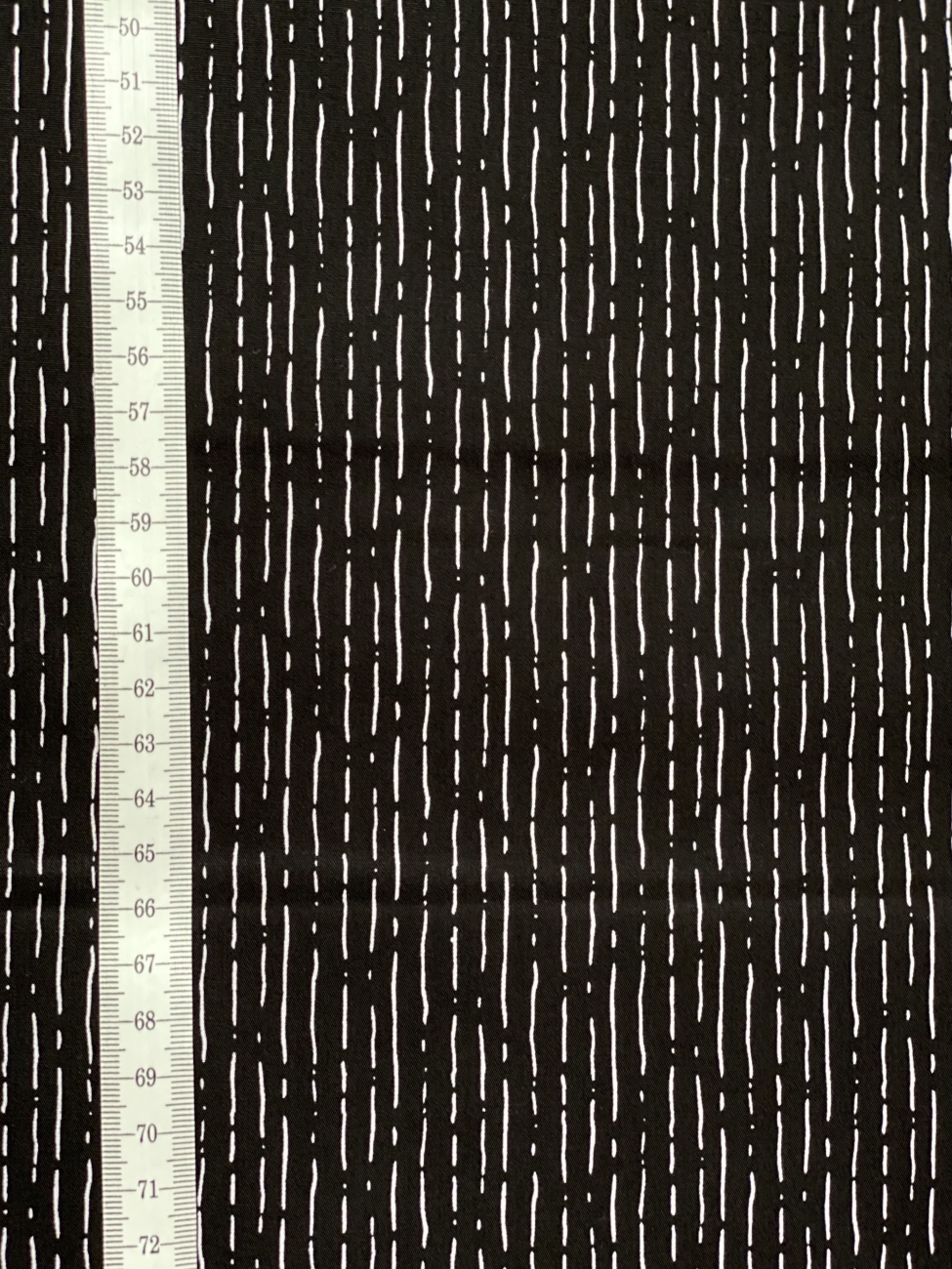 Baumwolle Popeline - Irregular Stripes - Schwarz