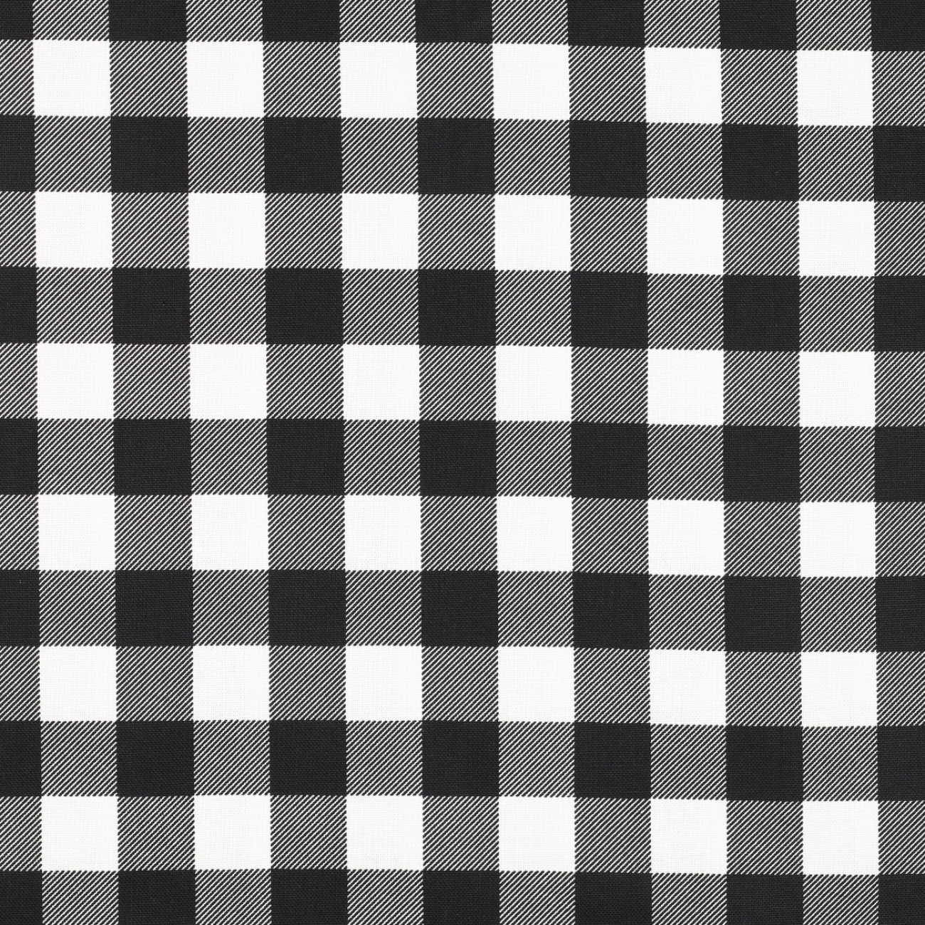 Canvas - Waterproof - Karo - Schwarz