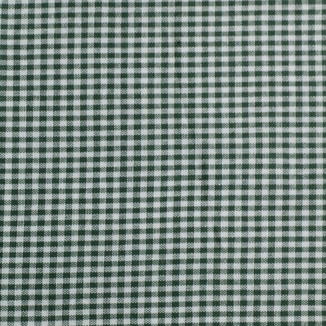 Baumwolle Webware - Vichy Karo - 5 mm - Weiß/Dunkelgrün
