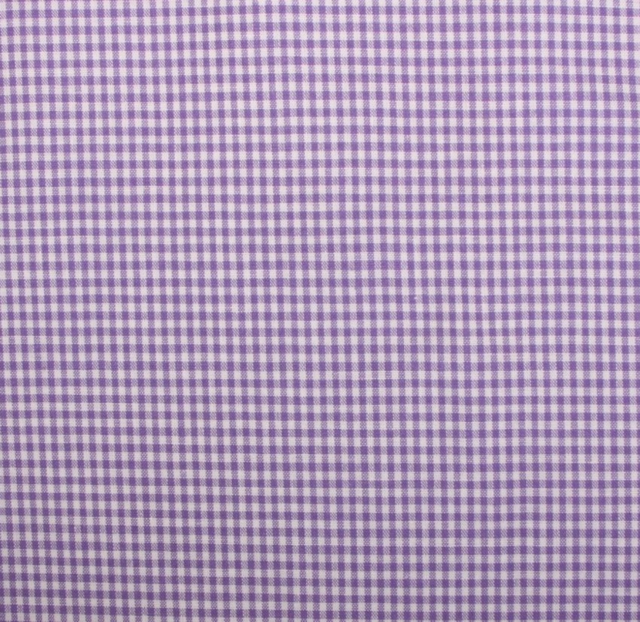 Baumwolle Webware - Vichy Karo - 5 mm - Weiß/Flieder