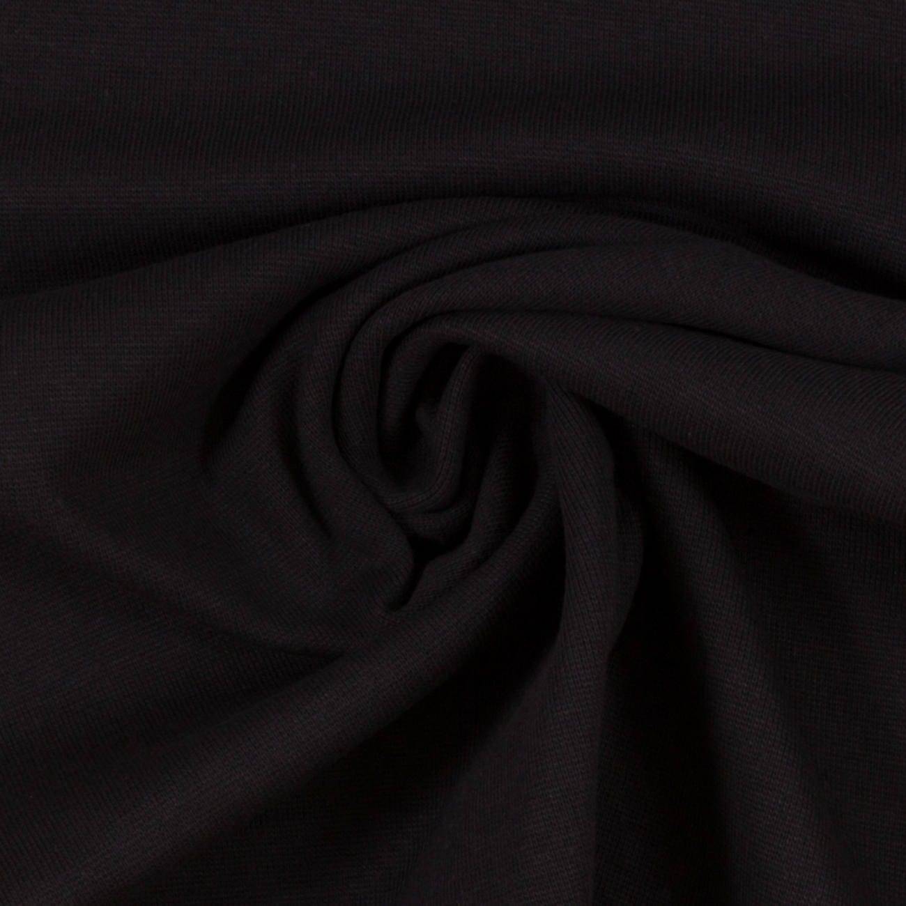 Bündchen Schlauchware - UNI - Schwarz