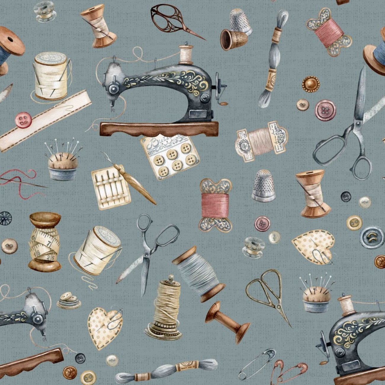 Canvas Digital - Sewing Kit - Teal