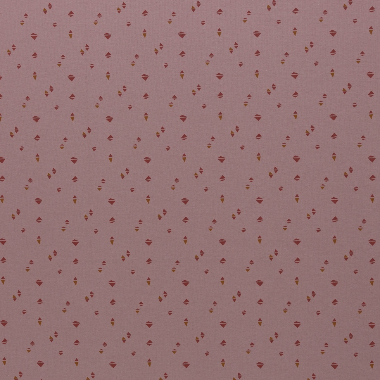 Interlock-Jersey Swafing - Bunte Rauten - Altrosa