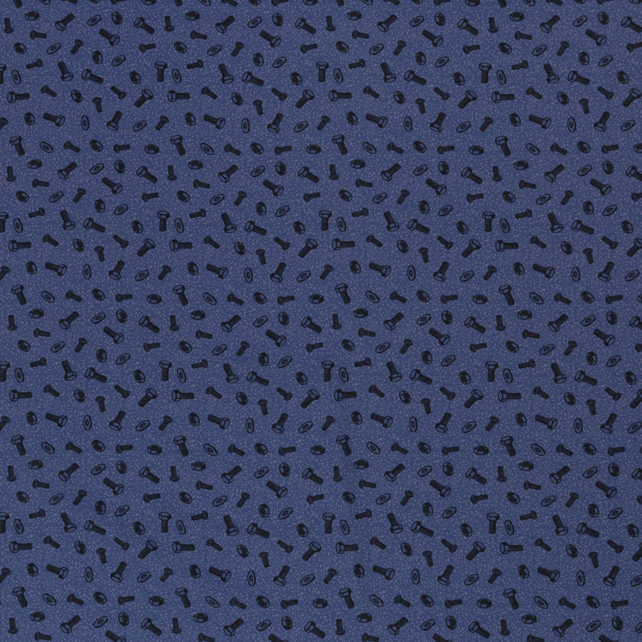 Swafing Baumwolle Webware - Happy Metal by Steinbeck - Schrauben - Reststück ca. 47cm