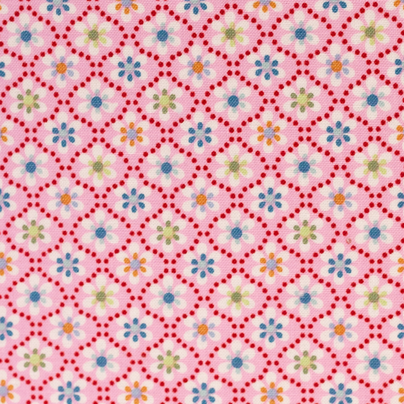 Swafing Baumwolle - Julia - Blümlis - Rosa - Reststück ca. 90 cm