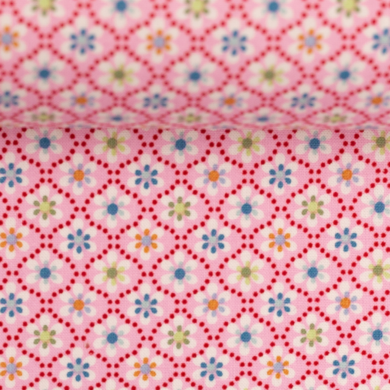 Swafing Baumwolle - Julia - Blümlis - Rosa - Reststück ca. 90 cm