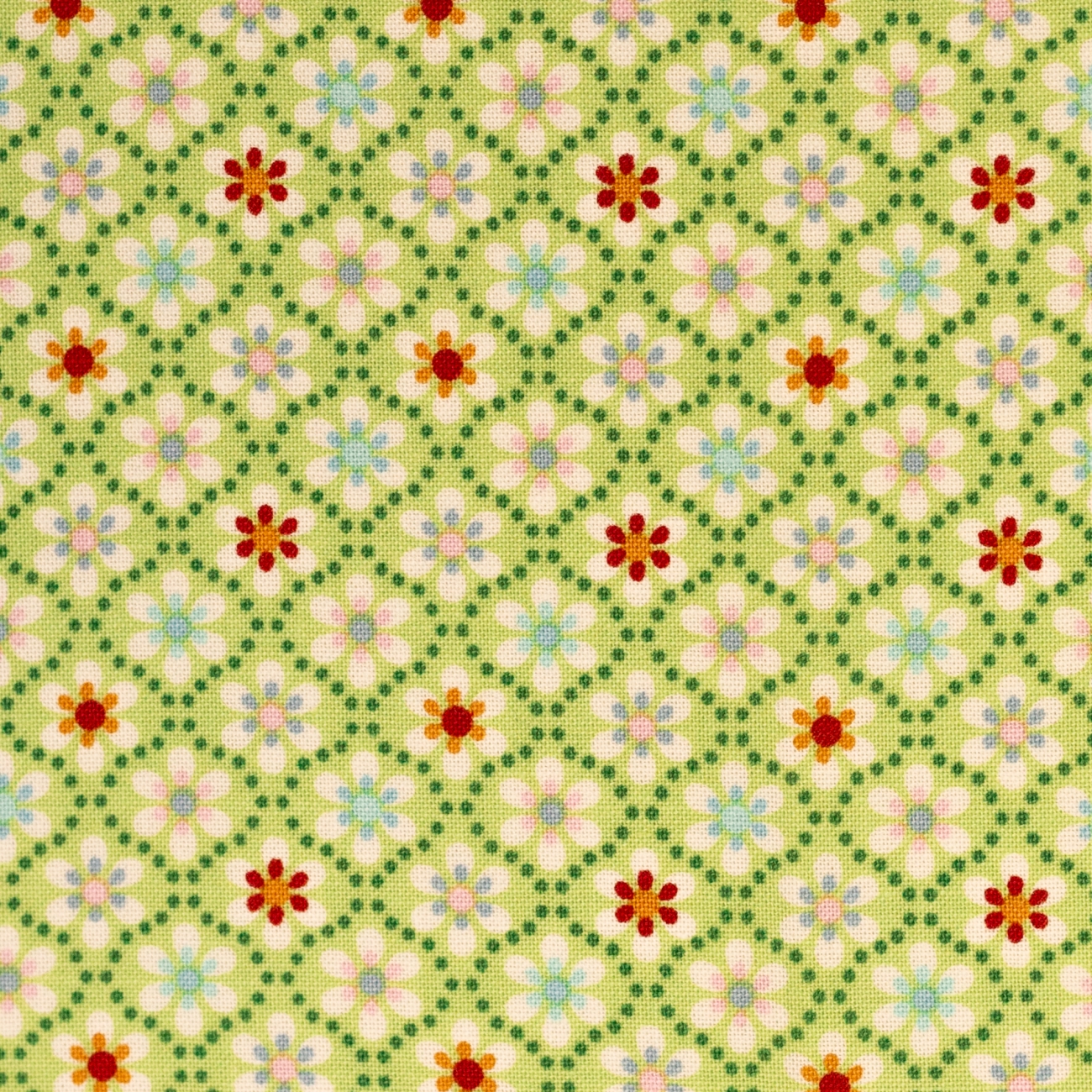 Swafing Baumwolle - Julia - Blümlis - Grün