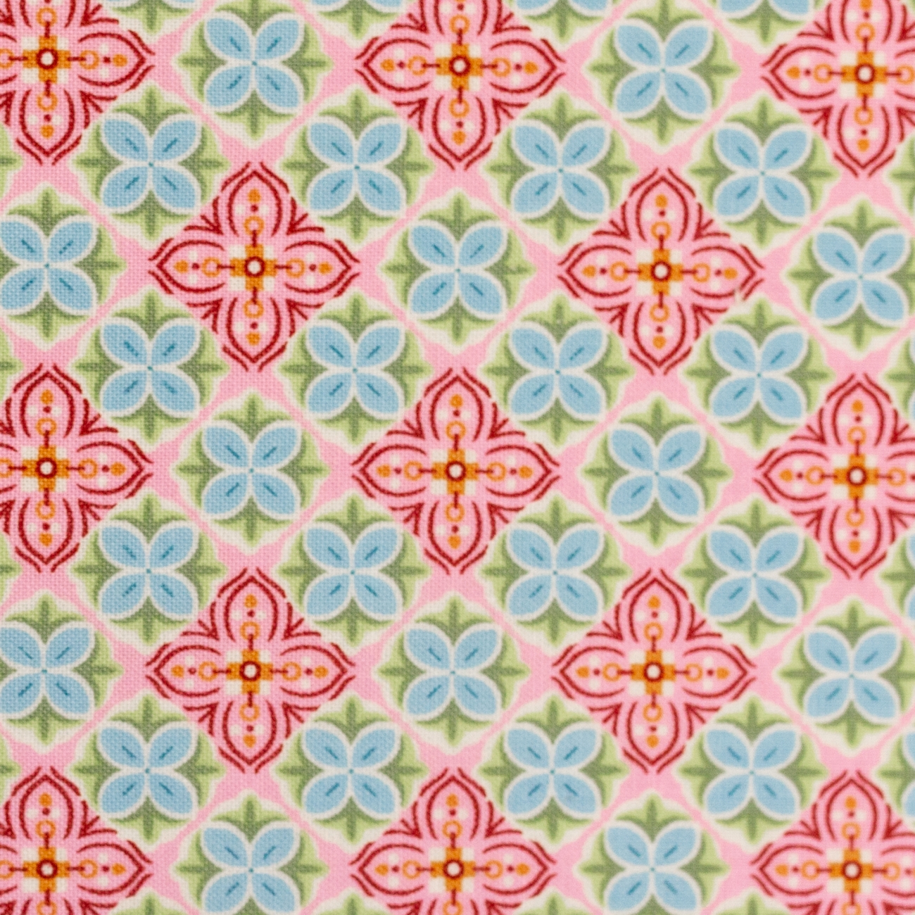 Swafing Baumwolle - Julia - Blütenornament - Rosa