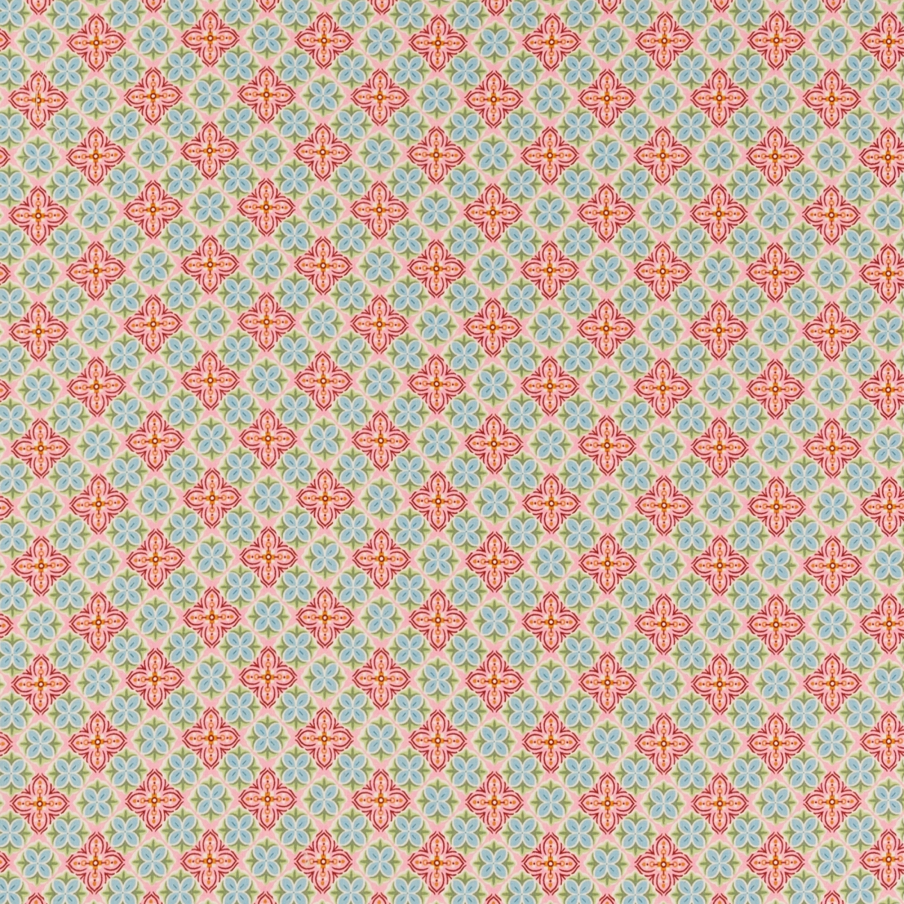 Swafing Baumwolle - Julia - Blütenornament - Rosa