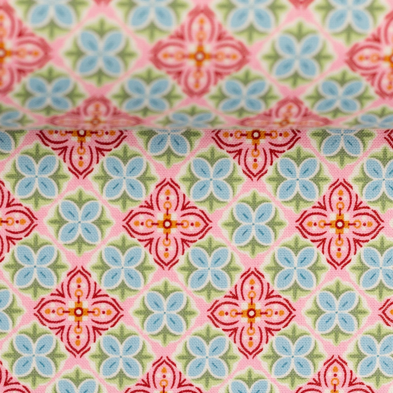 Swafing Baumwolle - Julia - Blütenornament - Rosa