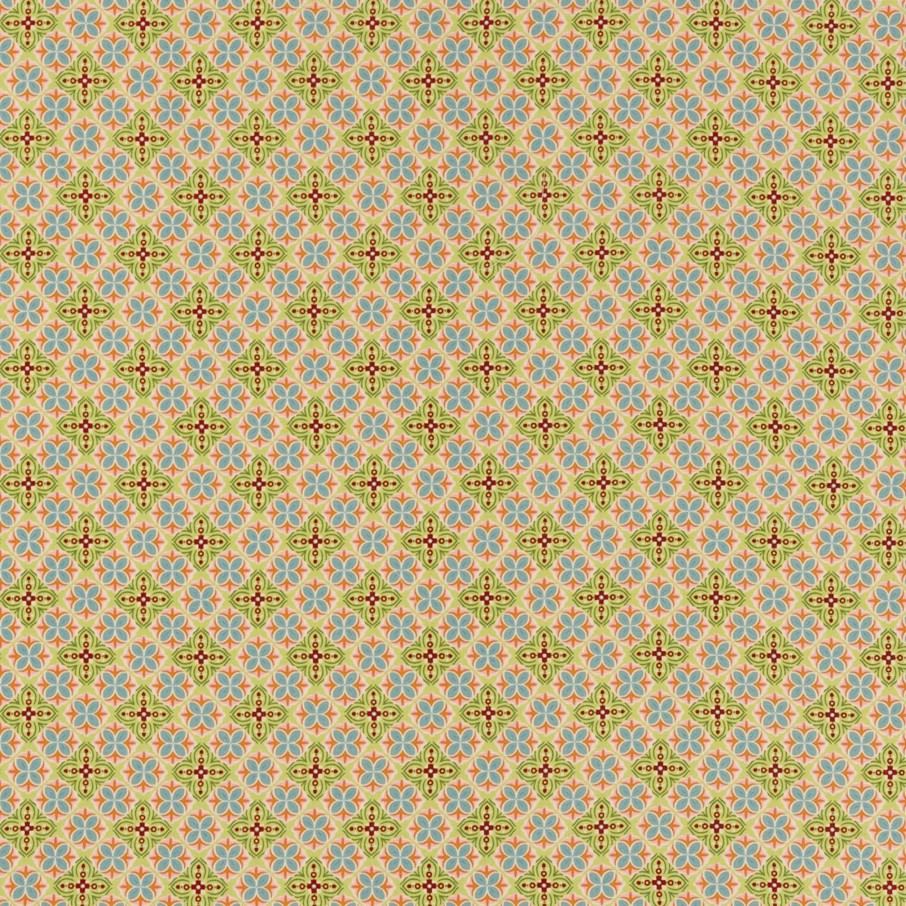 Swafing Baumwolle - Julia - Blütenornament - Grün