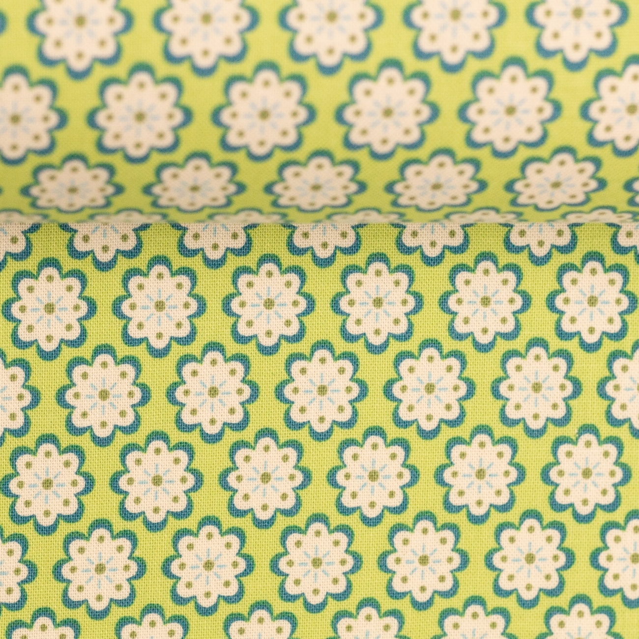 Swafing Baumwolle - Julia - Blumen - Grün