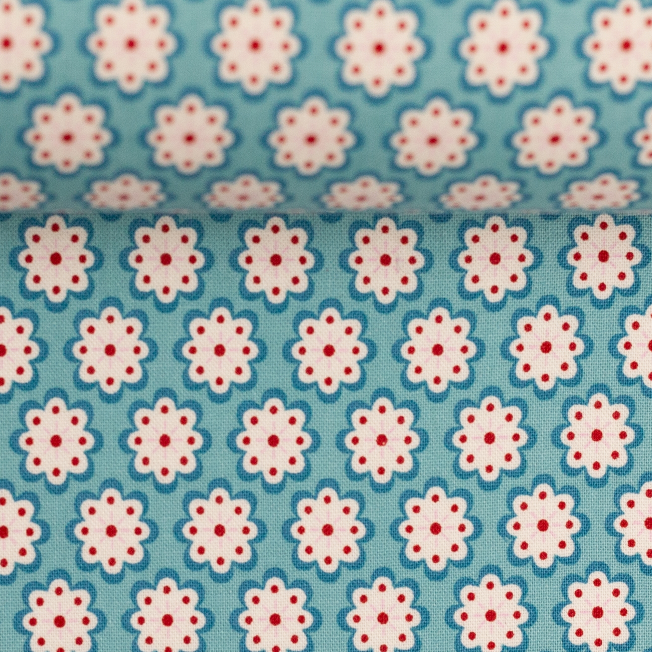 Swafing Baumwolle - Julia - Blumen - Blau