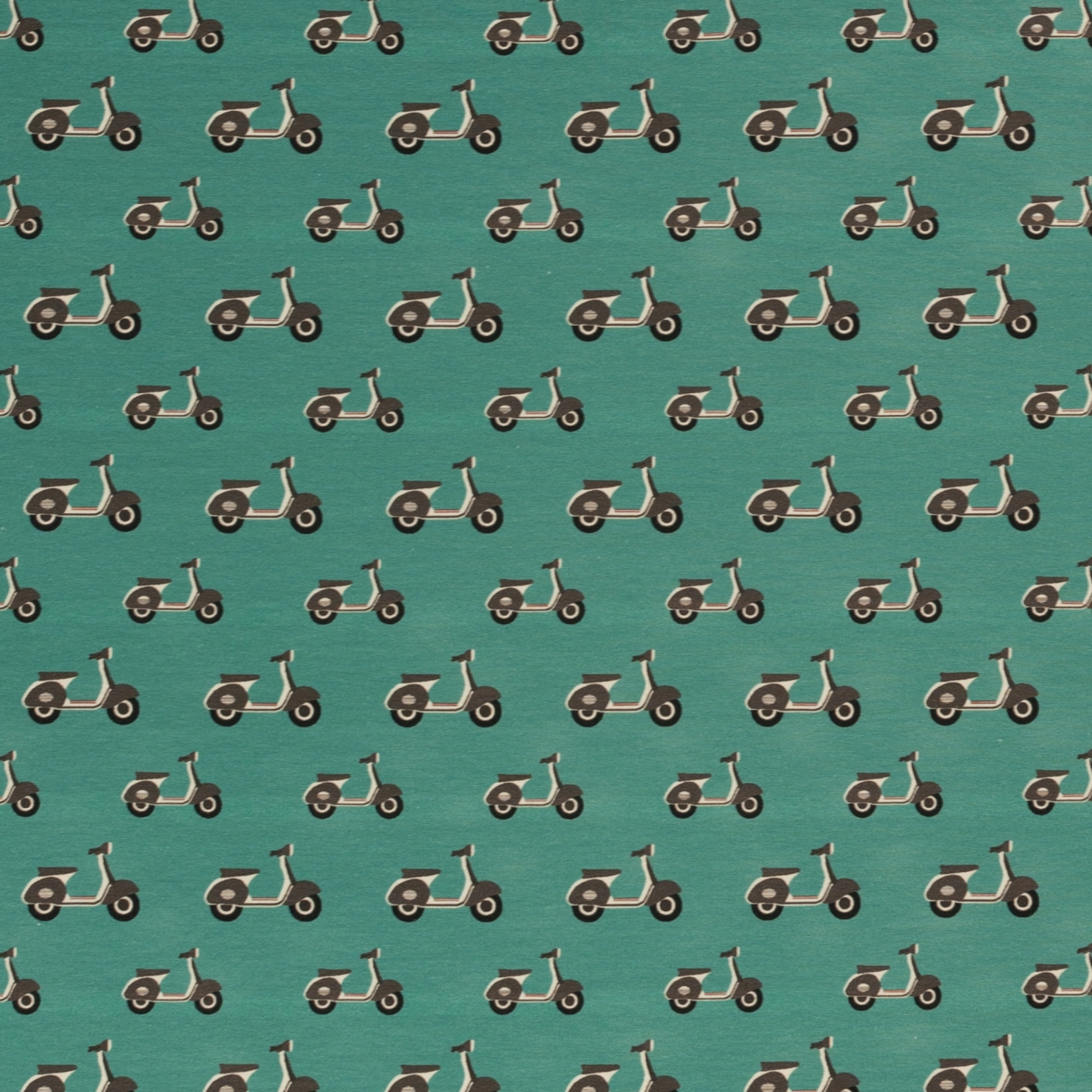 Swafing Sweat French Terry - Retro Moped Grün