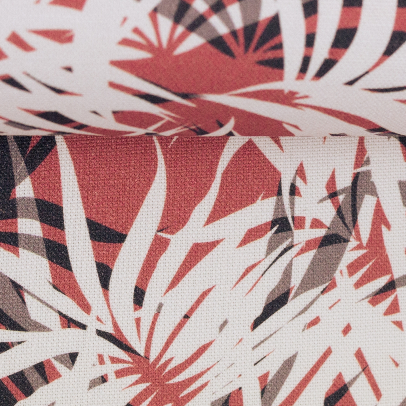 Canvas Blätter - Rot