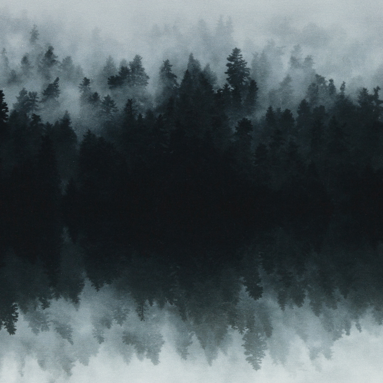 French Terry - Gloomy Hills by THORSTEN BERGER - HAZY SHADES - Panel