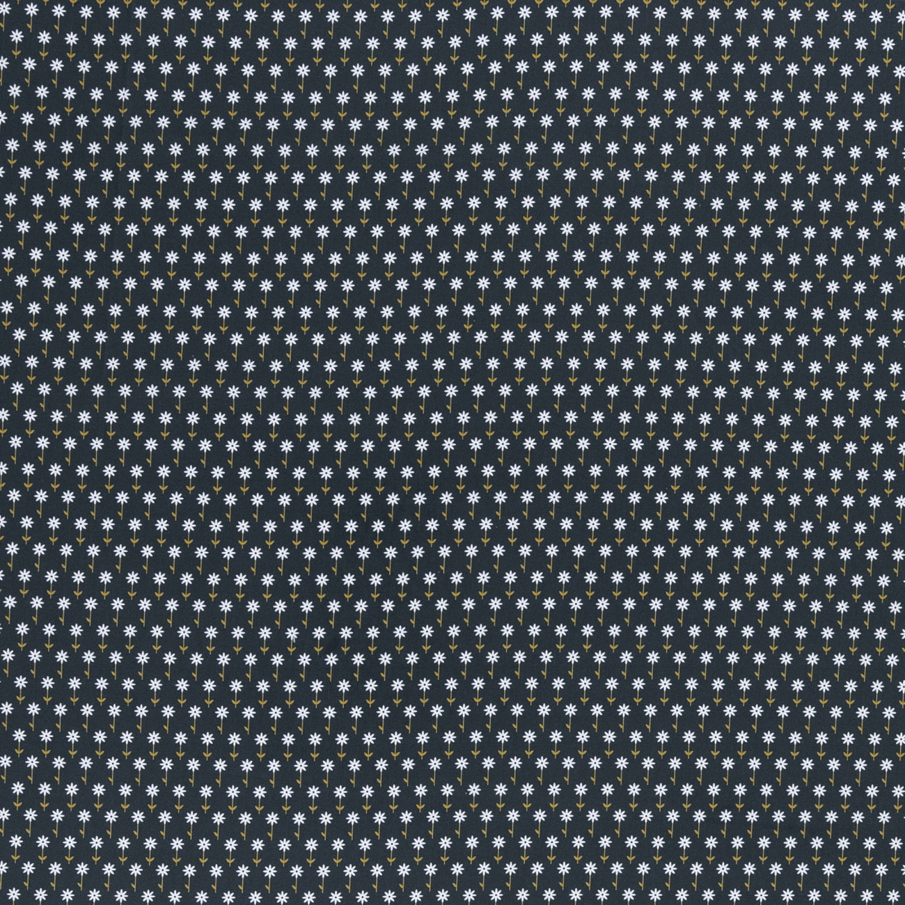 Swafing Baumwolle Webware - Jule - Blumen -Klein - Dunkelblau