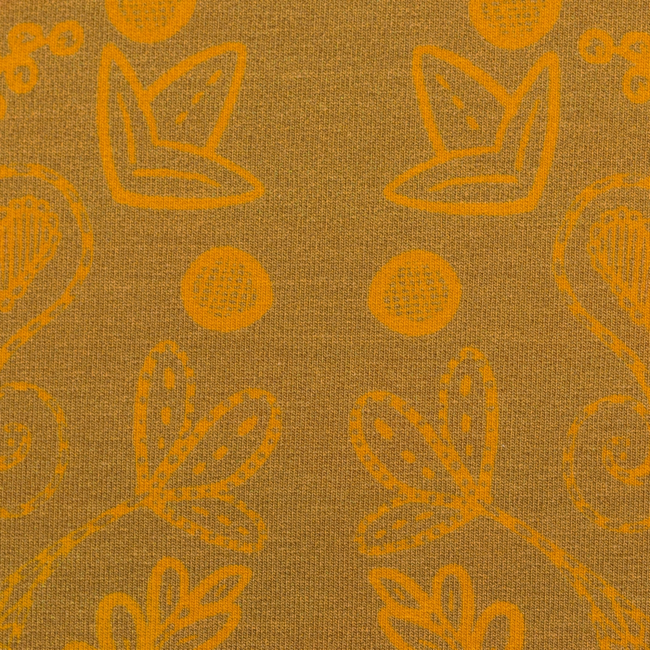 Swafing French Terry - Harmony by Cherry Picking - Paisley - Ocker