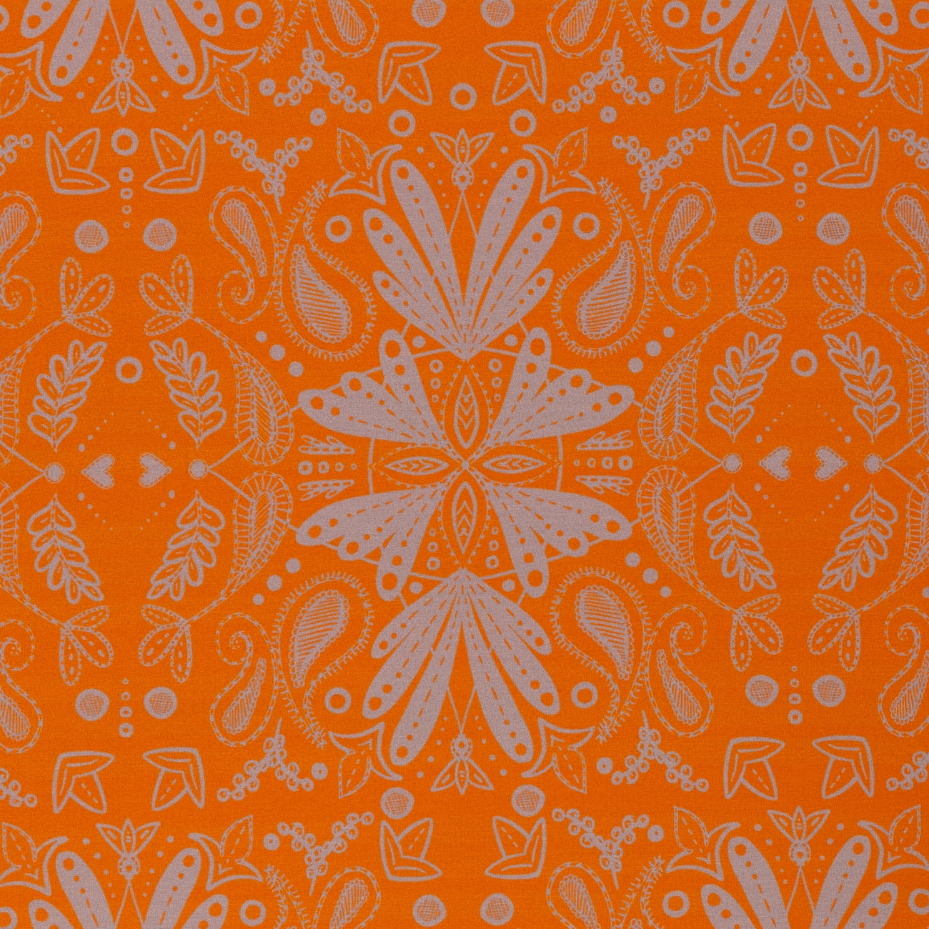 Swafing French Terry - Balance by Cherry Picking - Orange