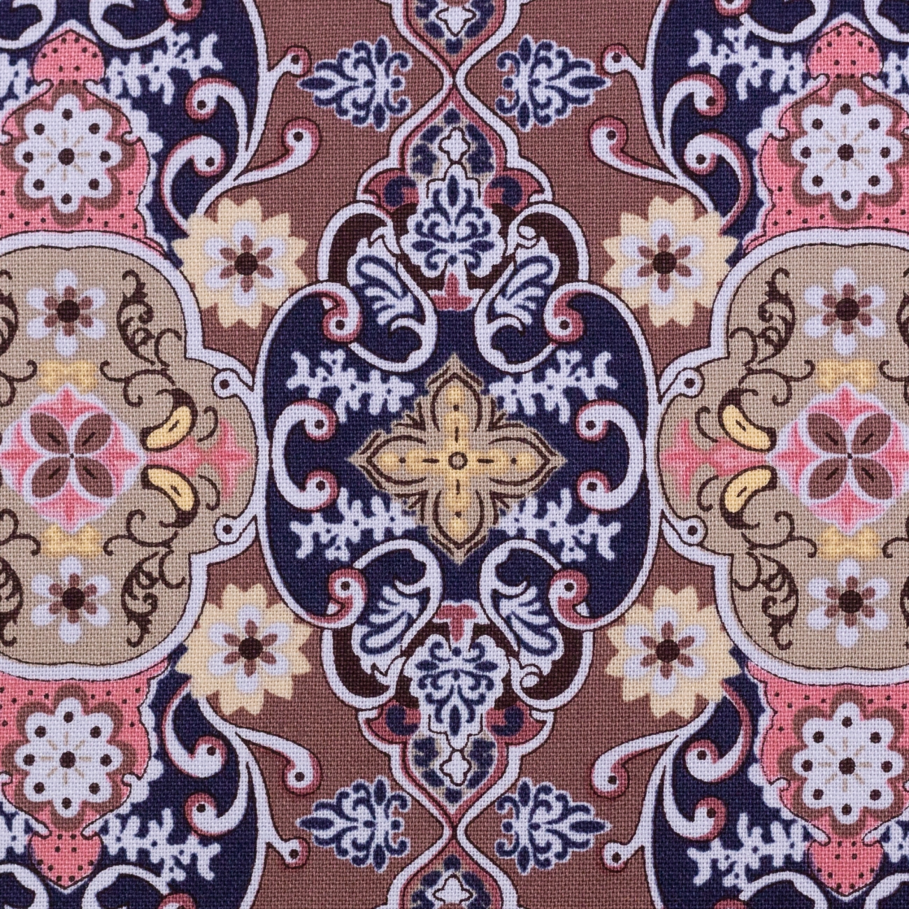 2021 Swafing Baumwolle Webware - Julia - Ornamente - Altrosa