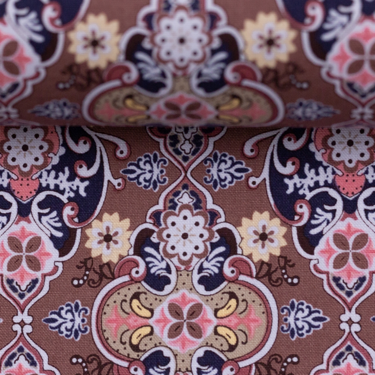 2021 Swafing Baumwolle Webware - Julia - Ornamente - Altrosa