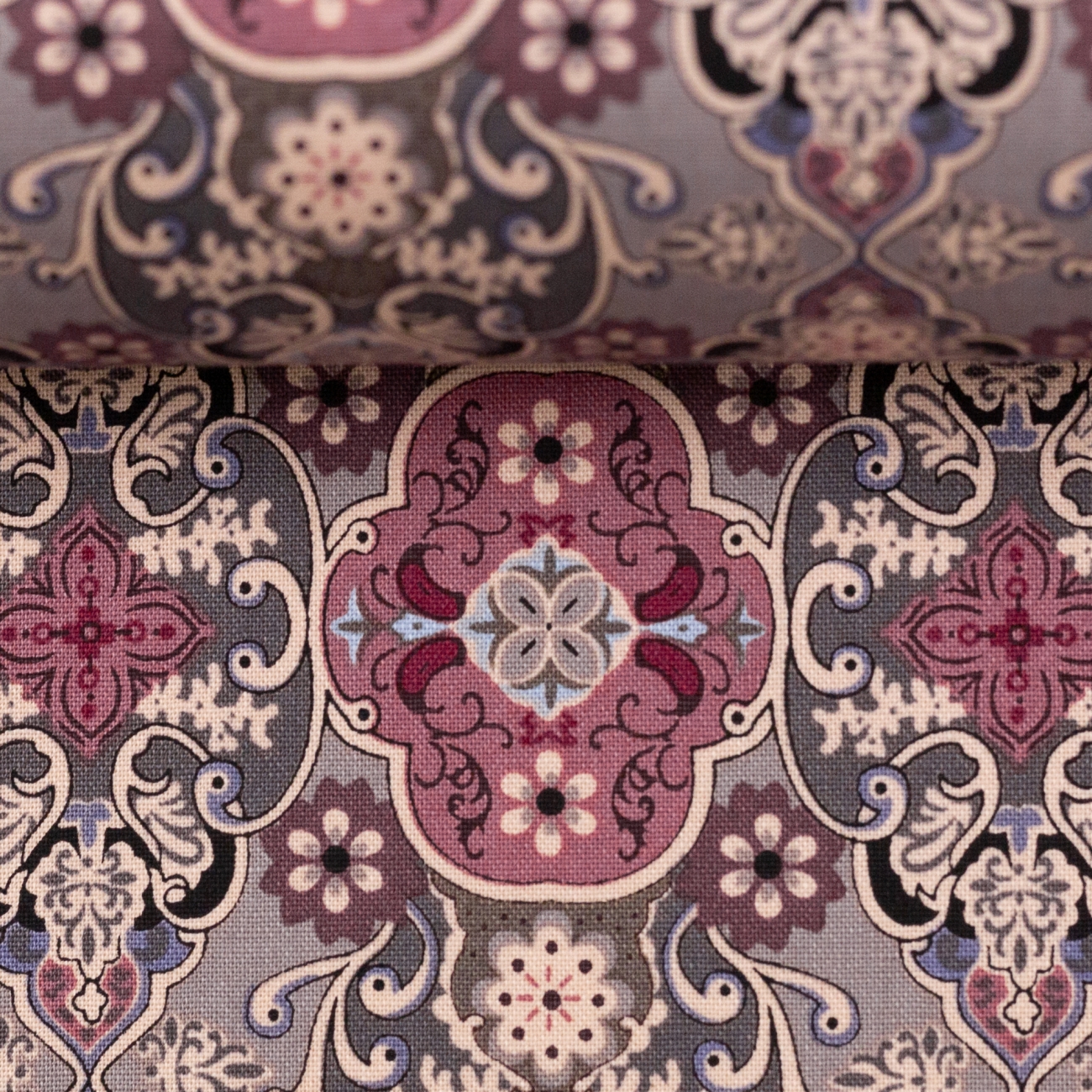 2021 Swafing Baumwolle Webware - Julia - Ornamente - Schlamm