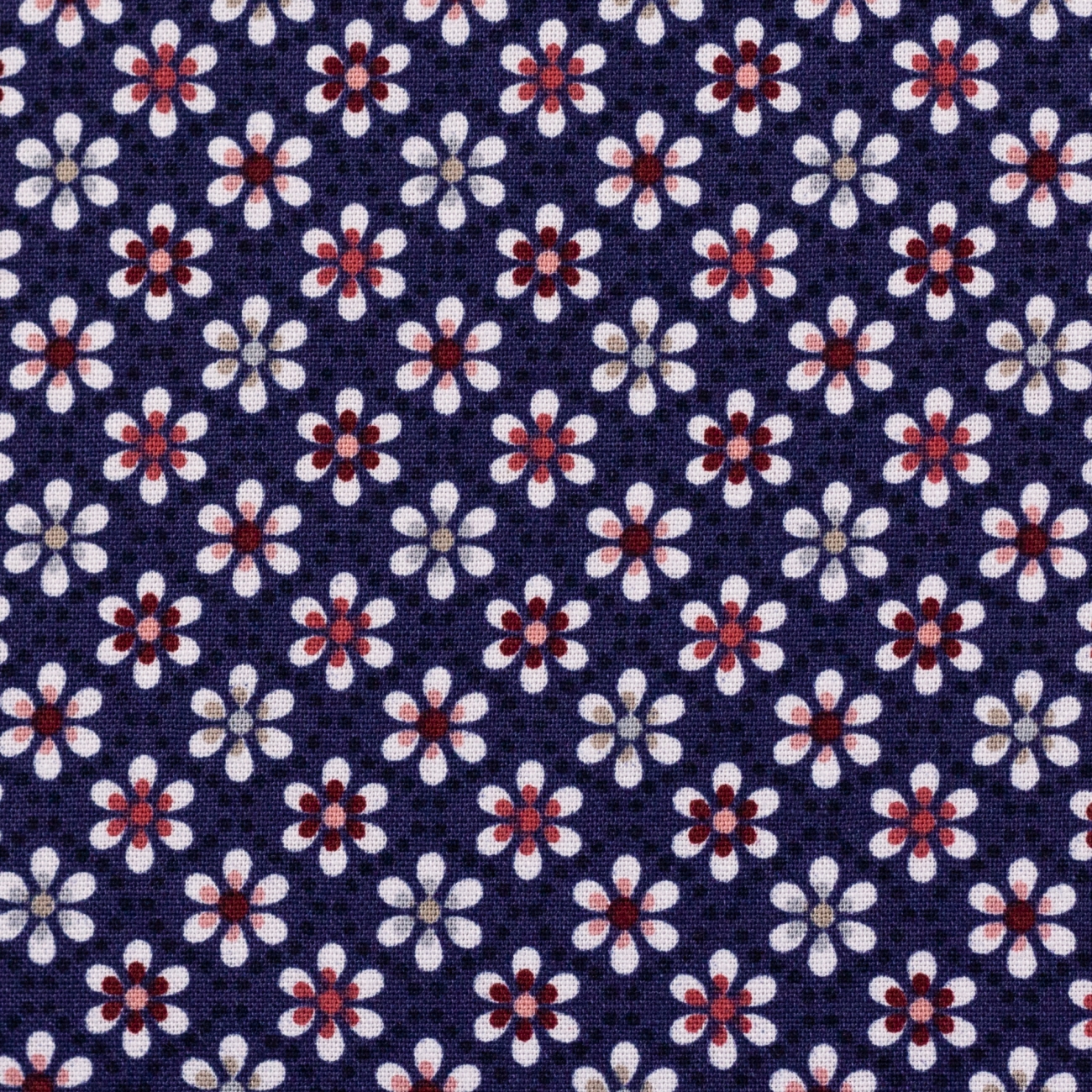 2021 Swafing Baumwolle Webware - Julia - Blümlis - Dunkelblau