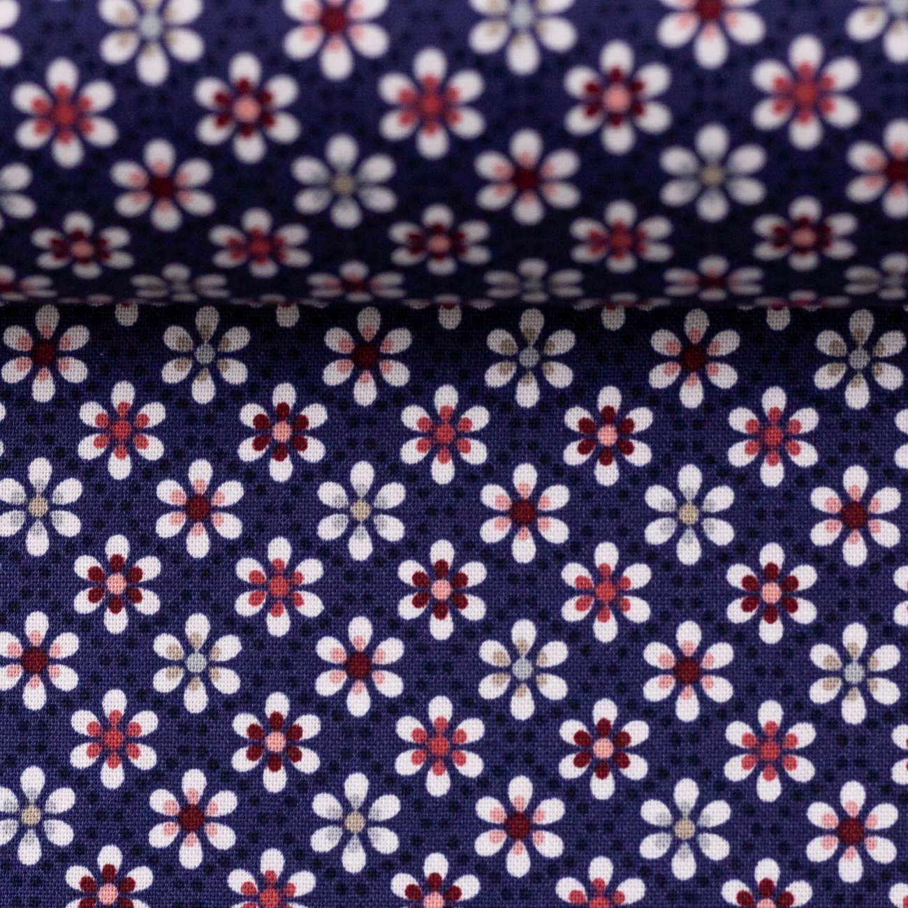 2021 Swafing Baumwolle Webware - Julia - Blümlis - Dunkelblau