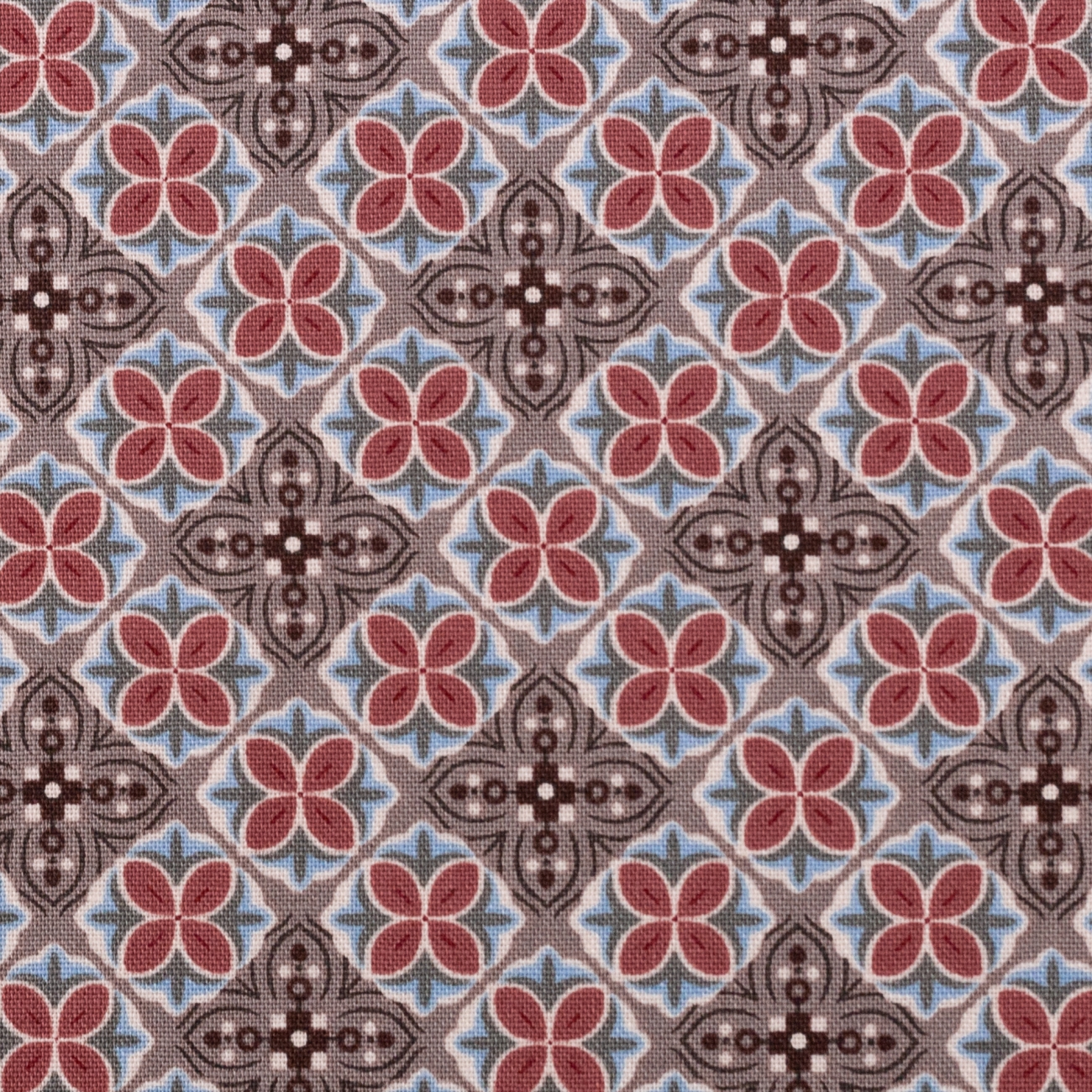 2021 Swafing Baumwolle Webware - Julia - Blütenornament - Schlamm