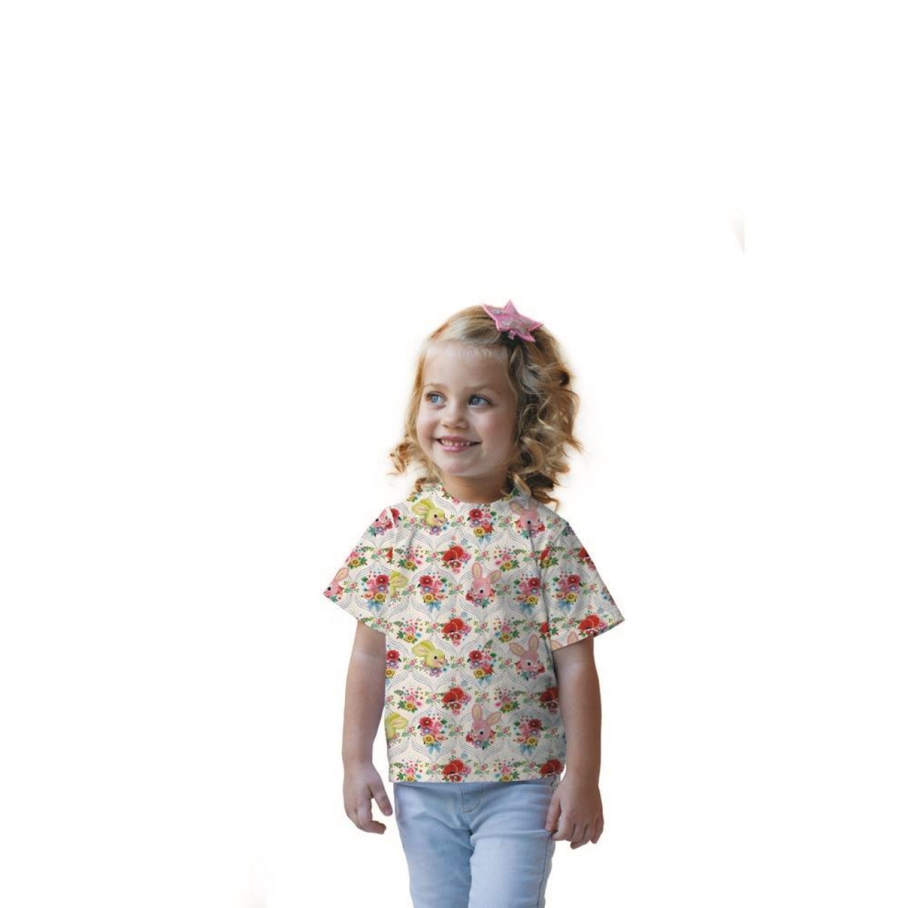 Jersey Digital Fiona Hewitt -  Happy Bunnies - Powder